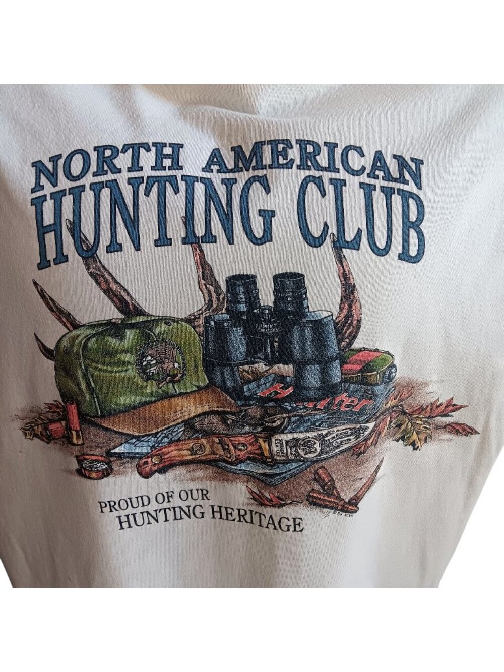 XL Vintage T-shirt Sansegal Sportswear North American Hunting Club Cotton 1998